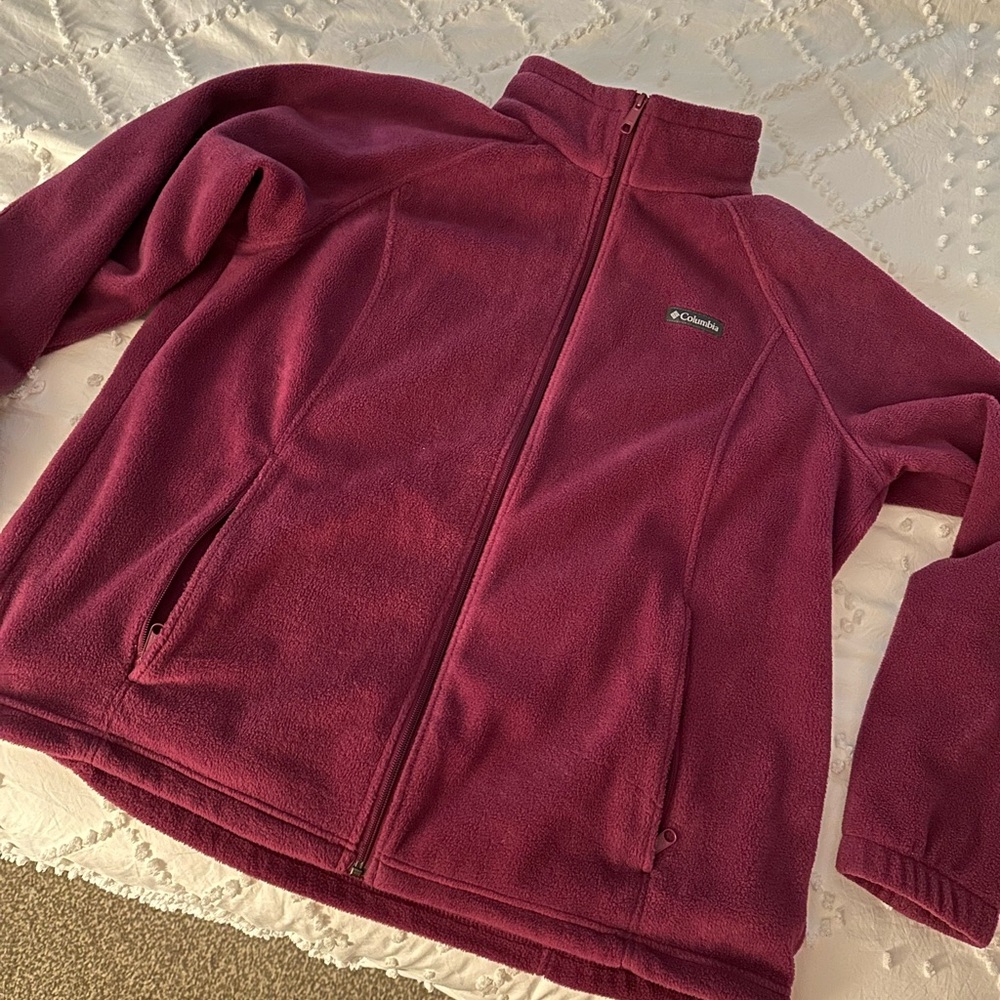Women’s Columbia Fleece Zip Up Jacket